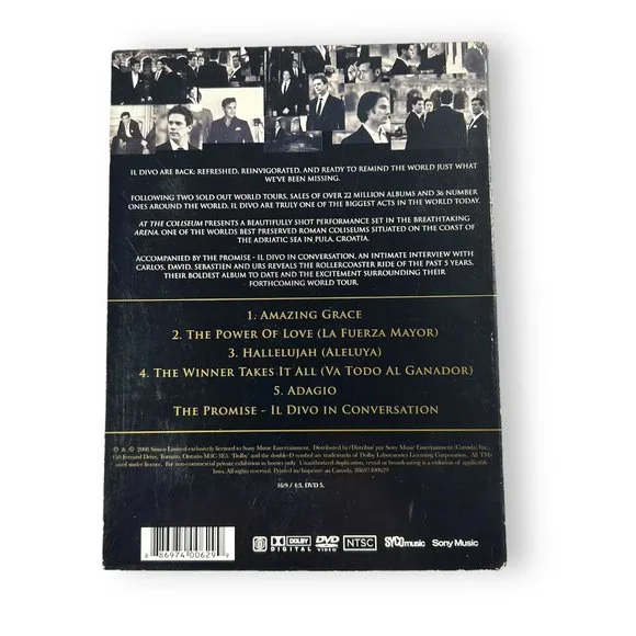 Il Divo – At The Coliseum - 2008 - DVD - Picture 2 of 3